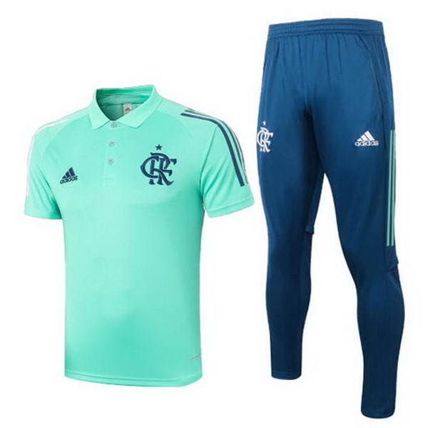 Polo Flamengo Conjunto Completo 2020/21 Verde